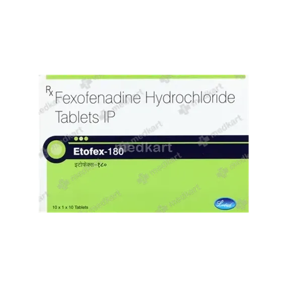 etofex 180mg tablet 10's